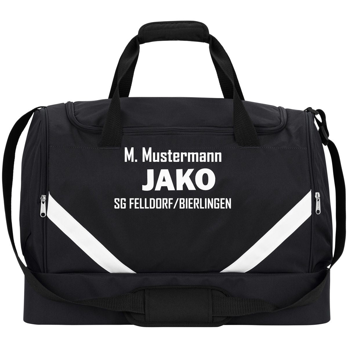 JAKO Sporttasche Iconic schwarz (inkl. Bedruckung) - SG Felldorf/Bierlingen