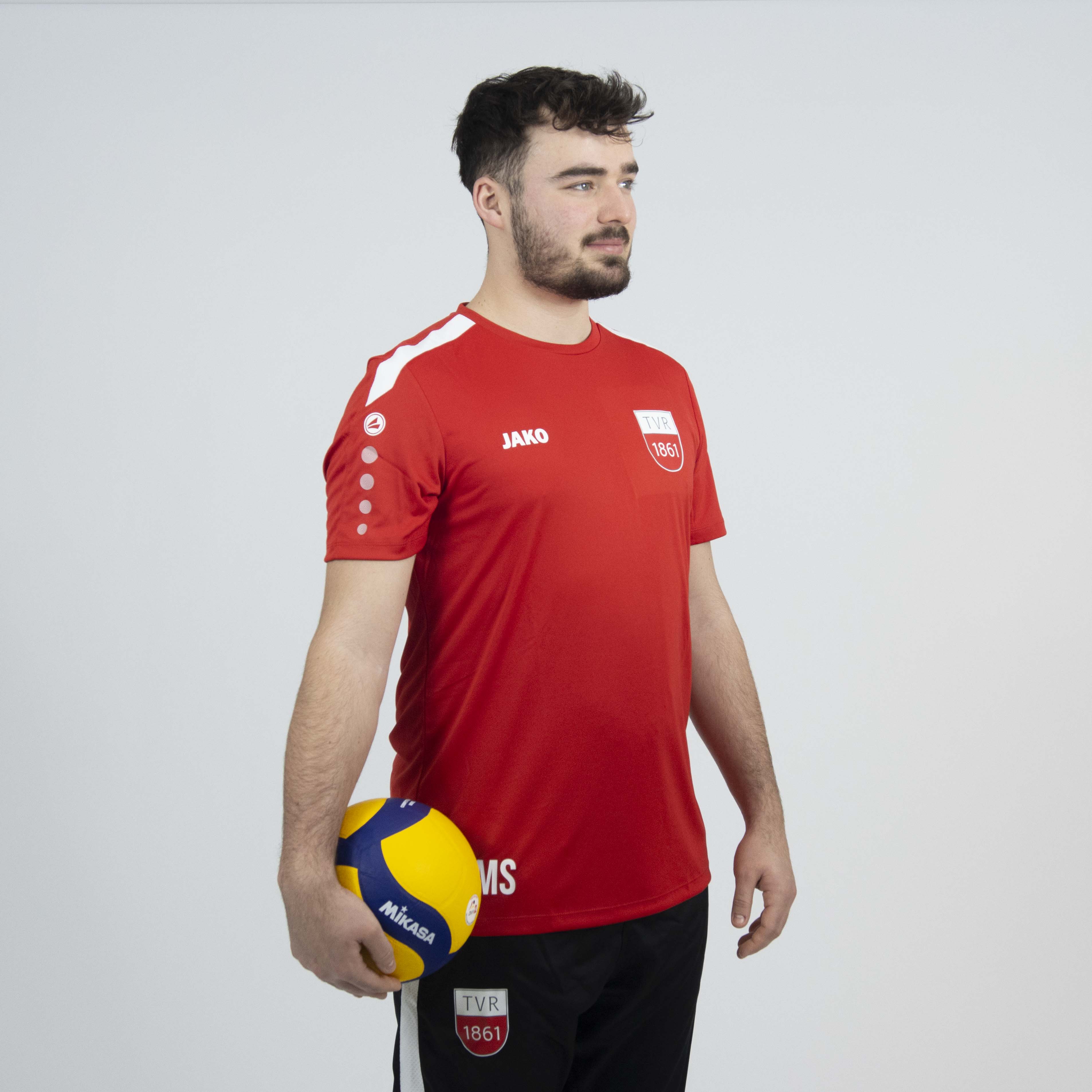 JAKO Trikot Power (Polyester) rot (inkl. Bedruckung) - TV Rottenburg