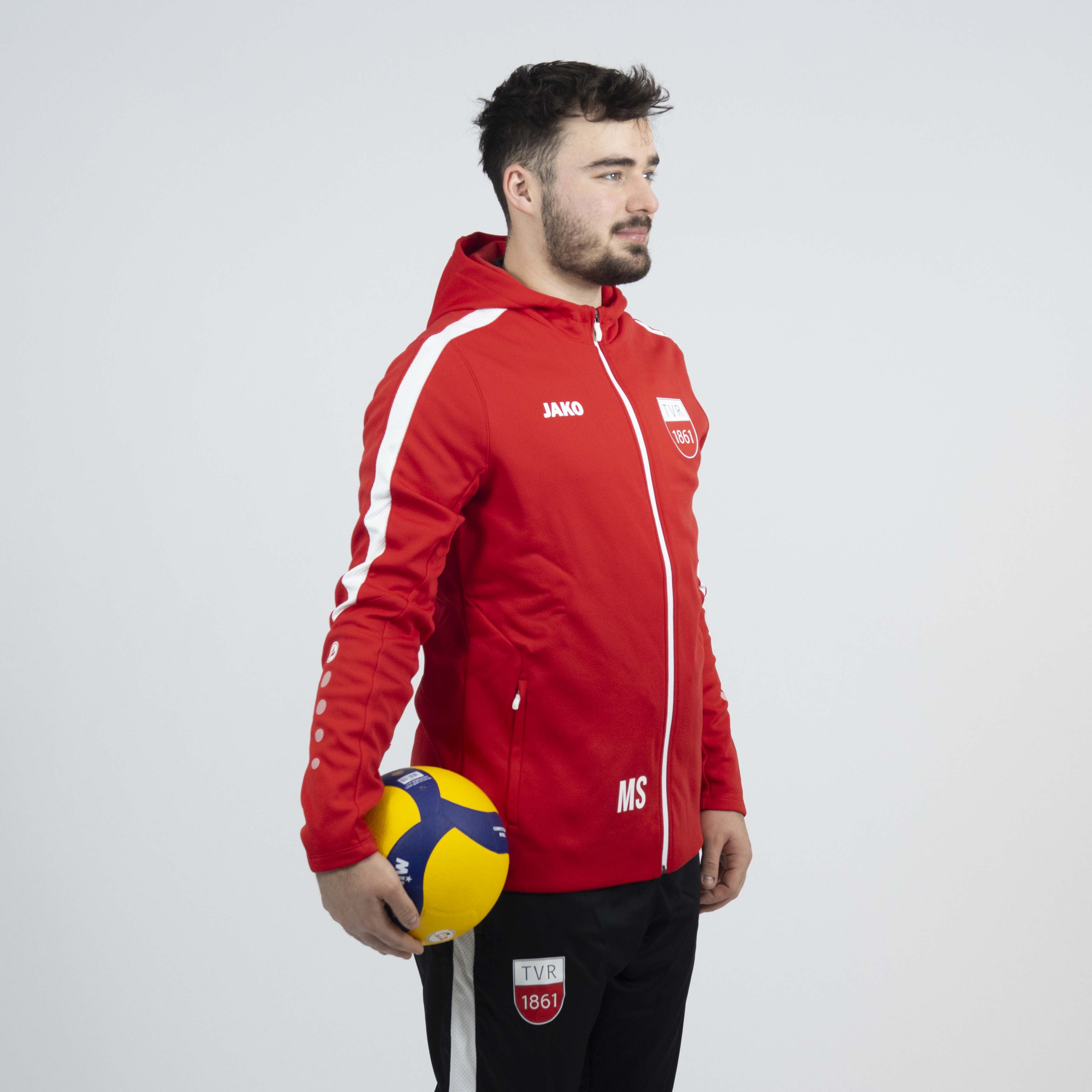 JAKO Kapuzenjacke Power rot (inkl. Bedruckung) - TV Rottenburg