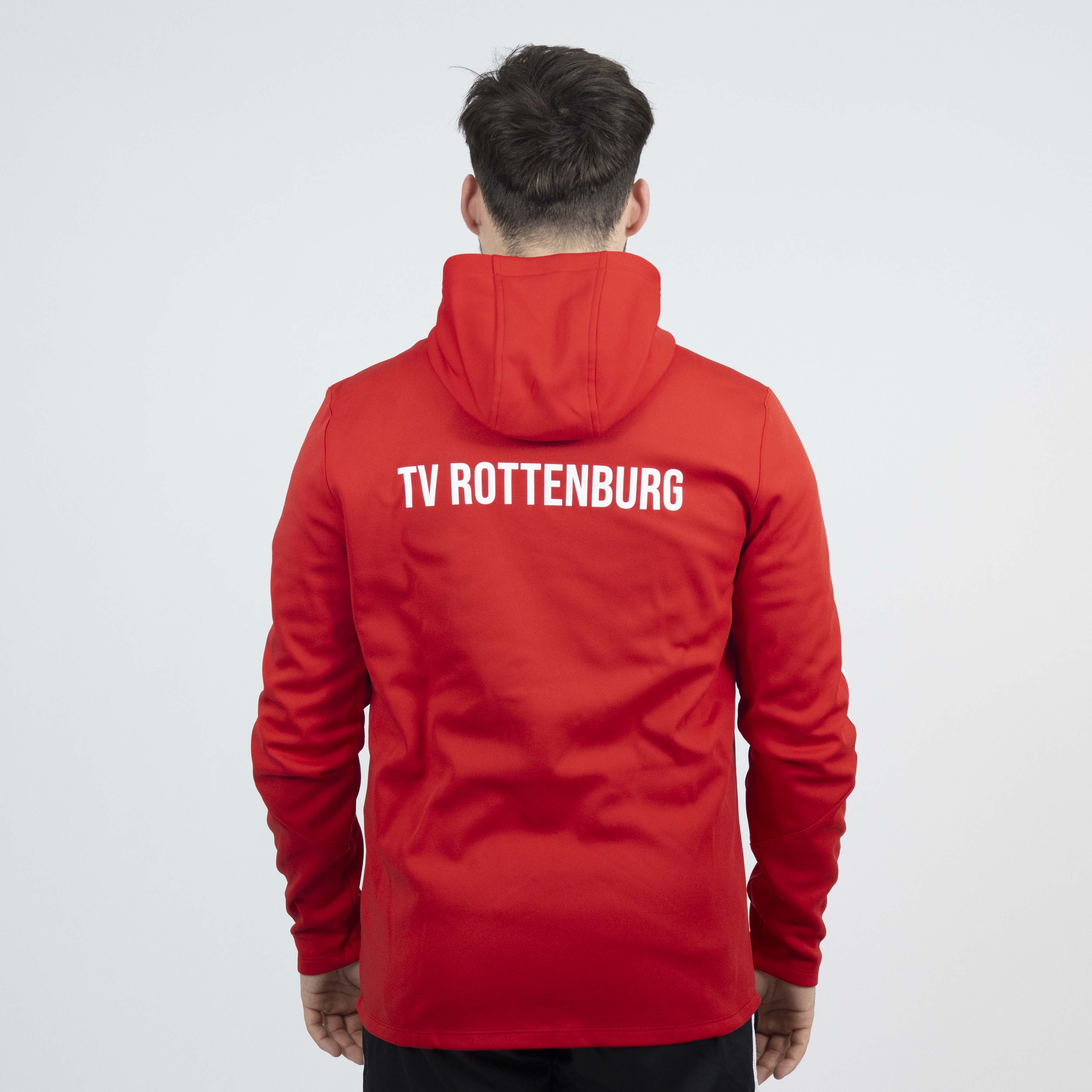 JAKO Kapuzenjacke Power rot (inkl. Bedruckung) - TV Rottenburg