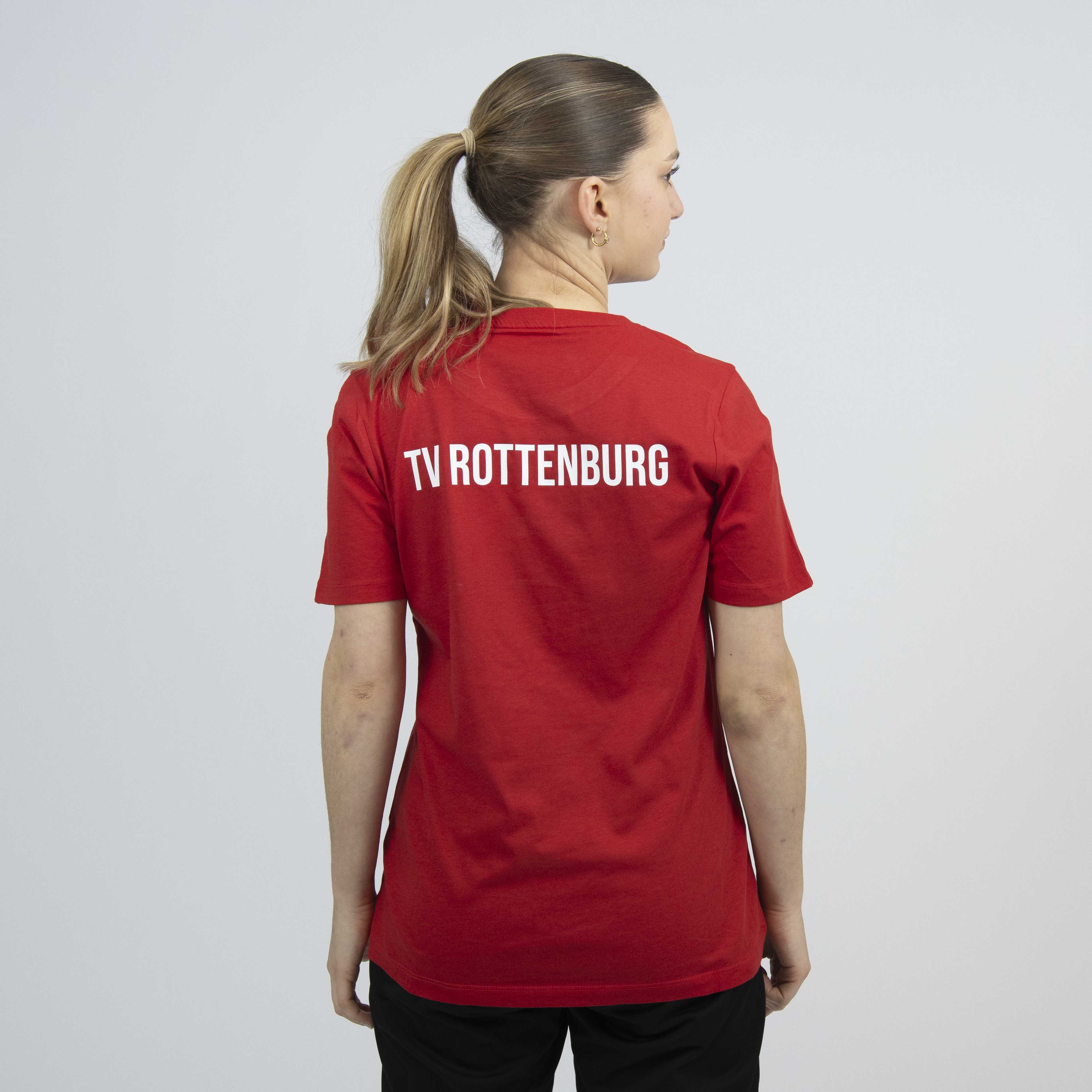 JAKO T-Shirt Power (Baumwolle) rot (inkl. Bedruckung) - TV Rottenburg