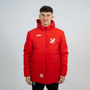 JAKO Coachjacke Team mit Kapuze rot (inkl. Bedruckung) - SV Eutingen