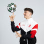 JAKO Freizeitjacke Retro schwarz/rot/weiß (inkl. Bedruckung) - SV Eutingen
