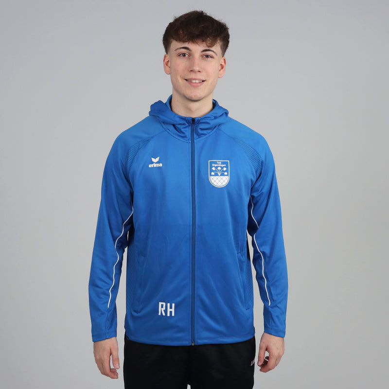 ERIMA Liga Star Trainingsjacke mit Kapuze (inkl. Bedruckung) - Blau - TuS Ergenzingen