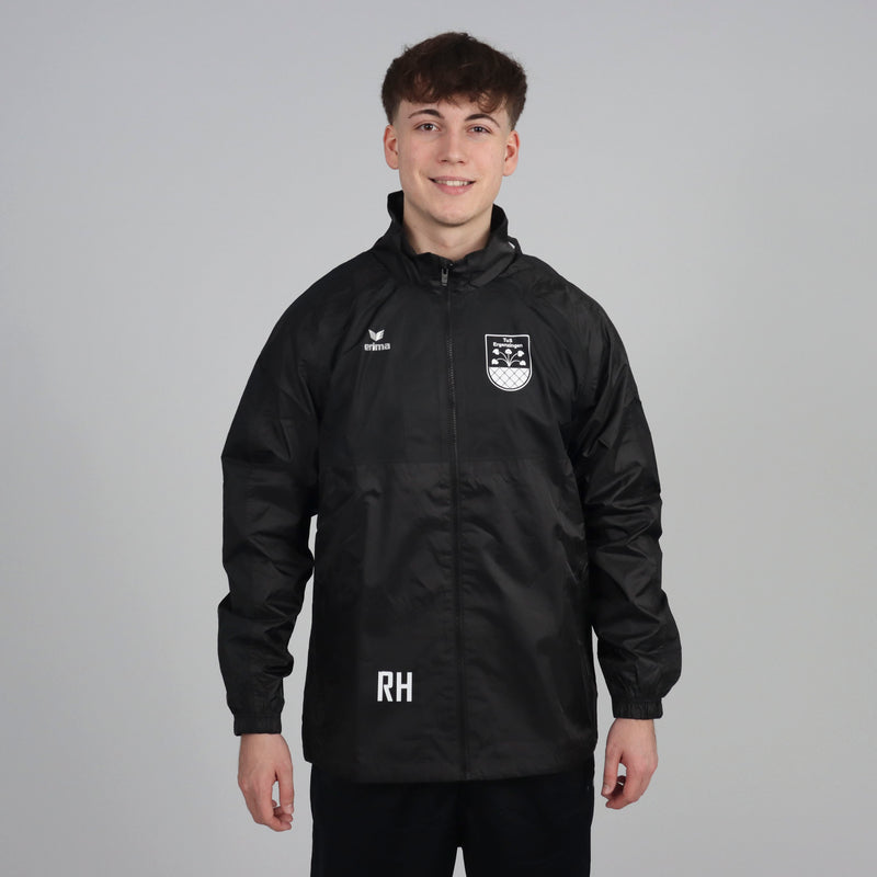 ERIMA Team Allwetterjacke (inkl. Bedruckung) - Schwarz - TuS Ergenzingen