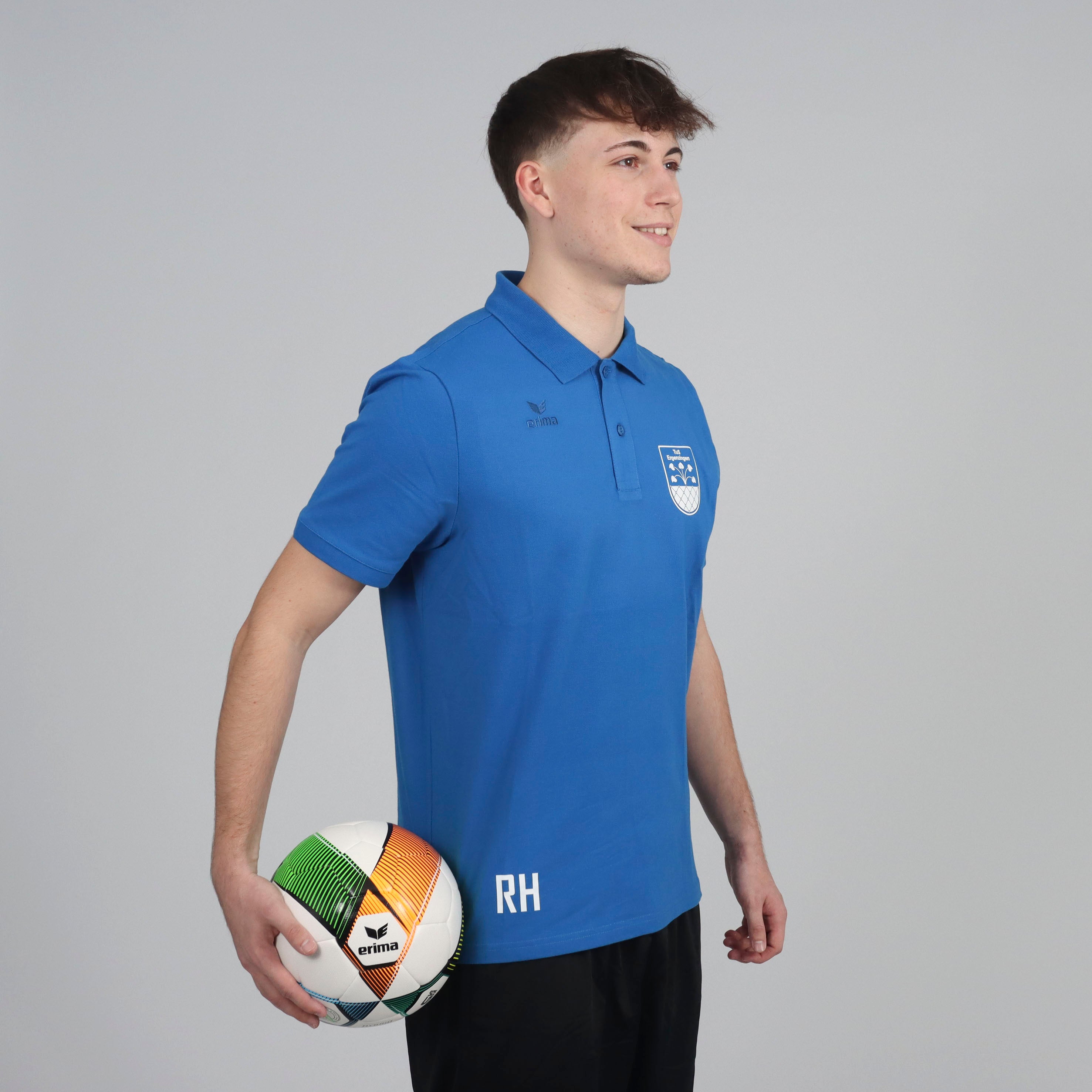 ERIMA Teamsport Poloshirt (inkl. Bedruckung) - Blau - TuS Ergenzingen