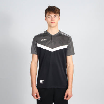 JAKO Polo Iconic (inkl. Bedruckung) schwarz/anthrazit - SGM Eichenberg