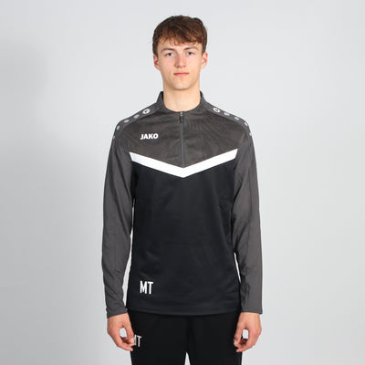 JAKO Ziptop Iconic (inkl. Bedruckung) schwarz/anthrazit - SGM Eichenberg