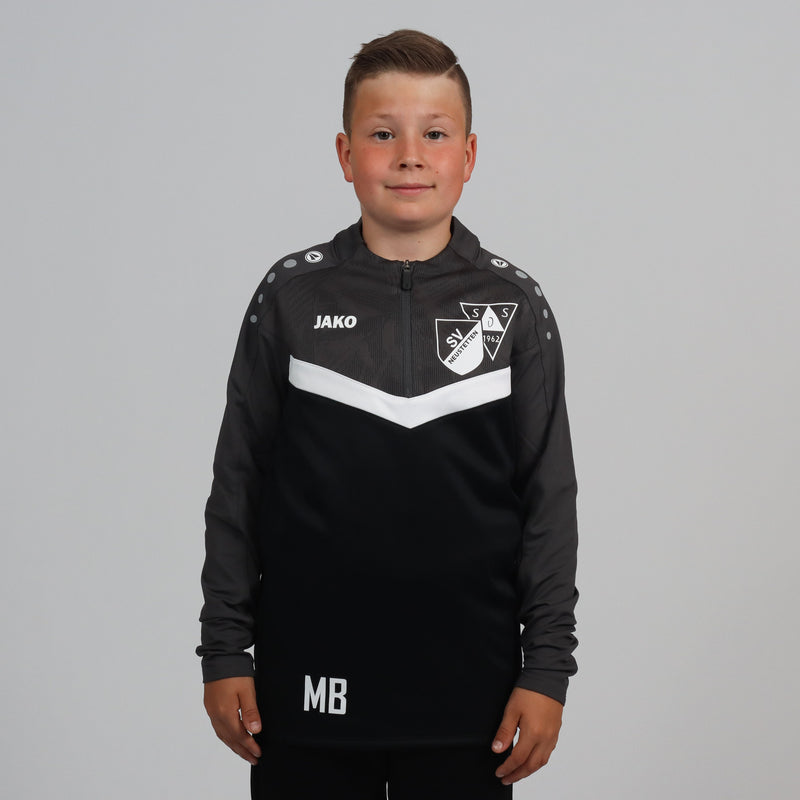 JAKO Ziptop Iconic schwarz/anthrazit - SGM Neustetten/Seebronn