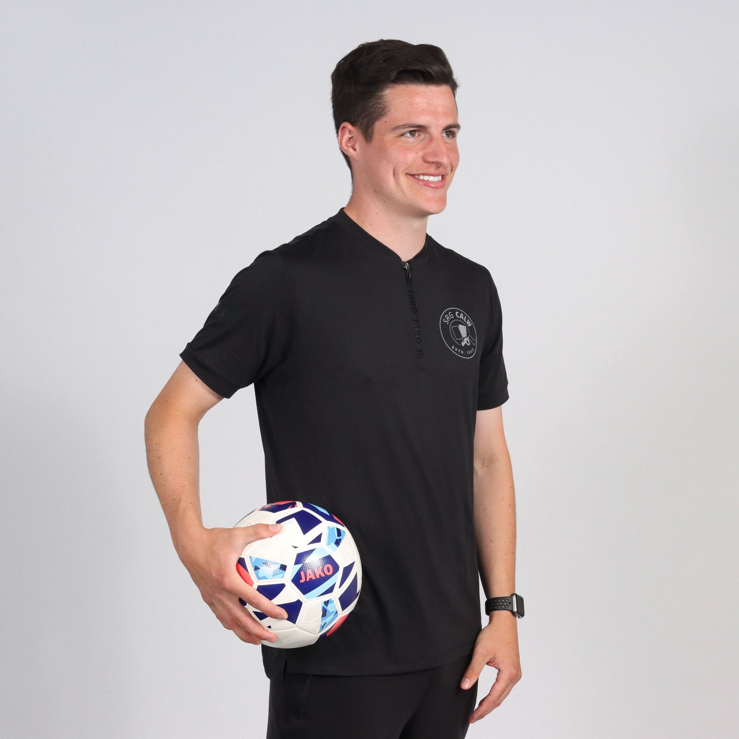 JAKO Polo Pro Casual schwarz (inkl. Bedruckung) - SRG Calw