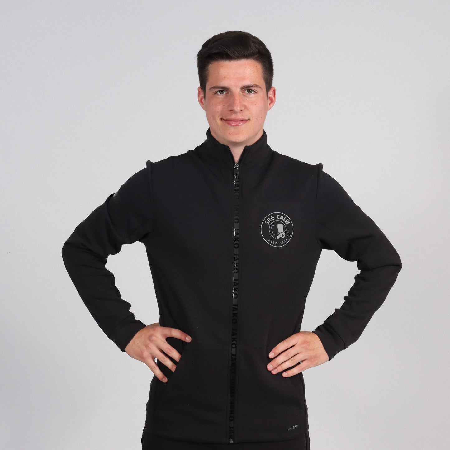 JAKO Jacke Pro Casual schwarz (inkl. Bedruckung) - SRG Calw