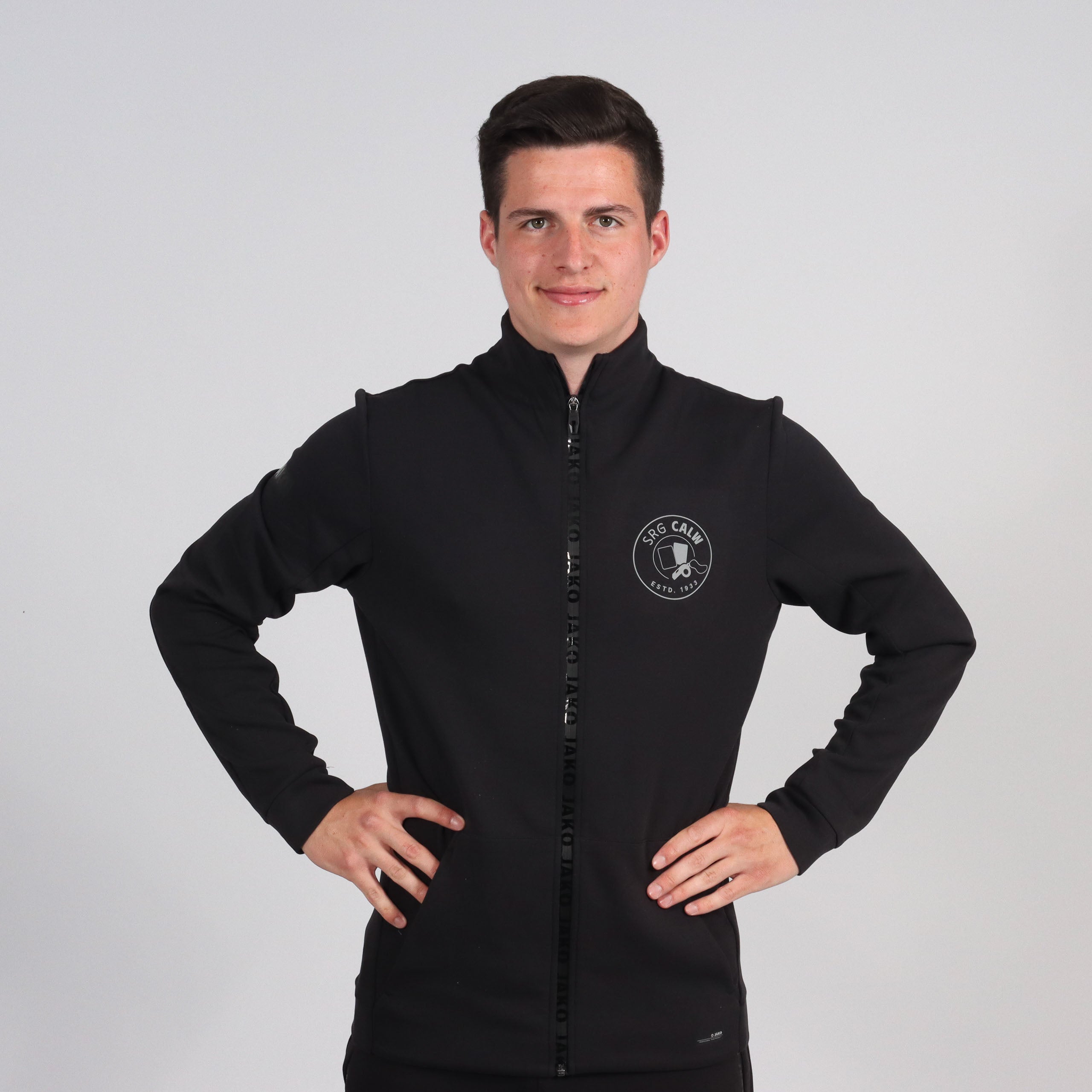 JAKO Jacke Pro Casual schwarz (inkl. Bedruckung) - SRG Calw