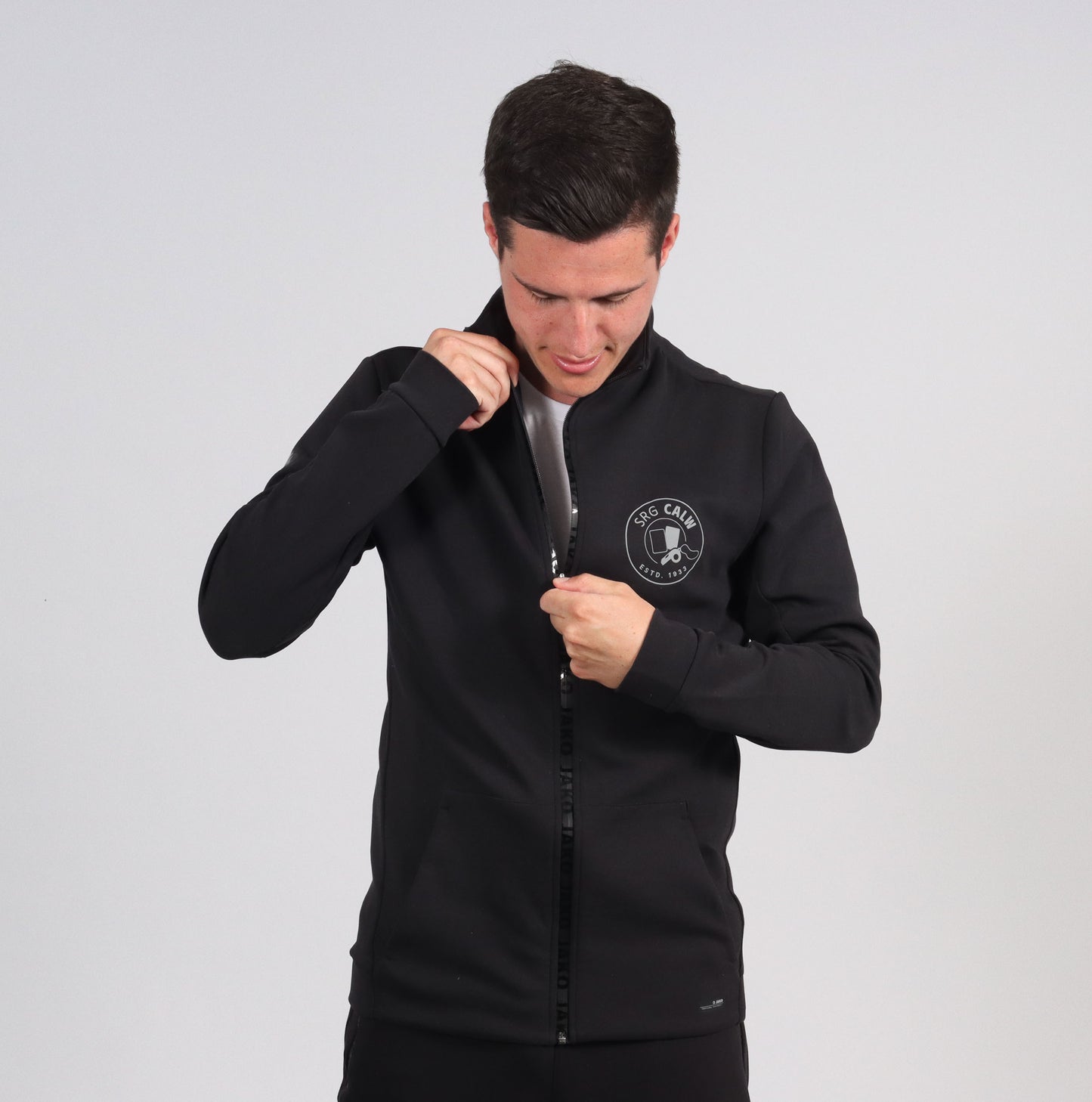 JAKO Jacke Pro Casual schwarz (inkl. Bedruckung) - SRG Calw