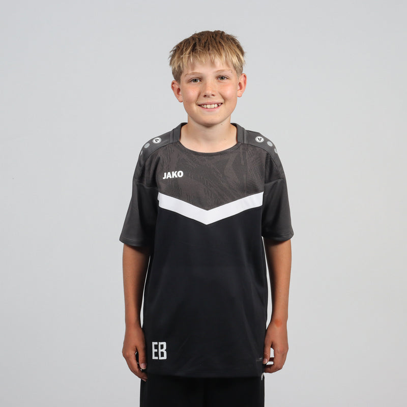 JAKO T-Shirt Iconic (inkl. Bedruckung) schwarz/anthrazit - SGM Eichenberg