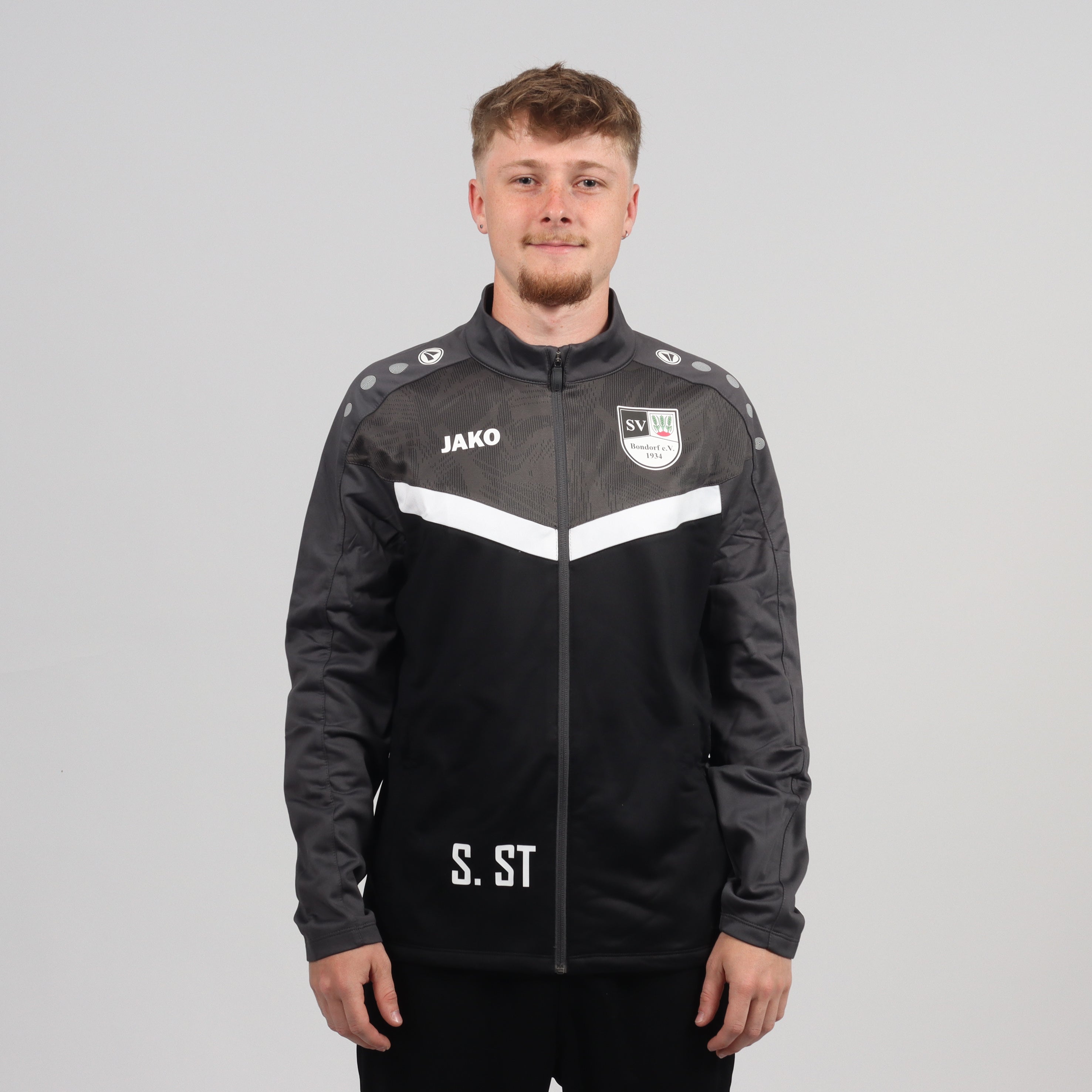 Jako Polyesterjacke Iconic Schwarz/Anthrazit - SV Bondorf Aktive