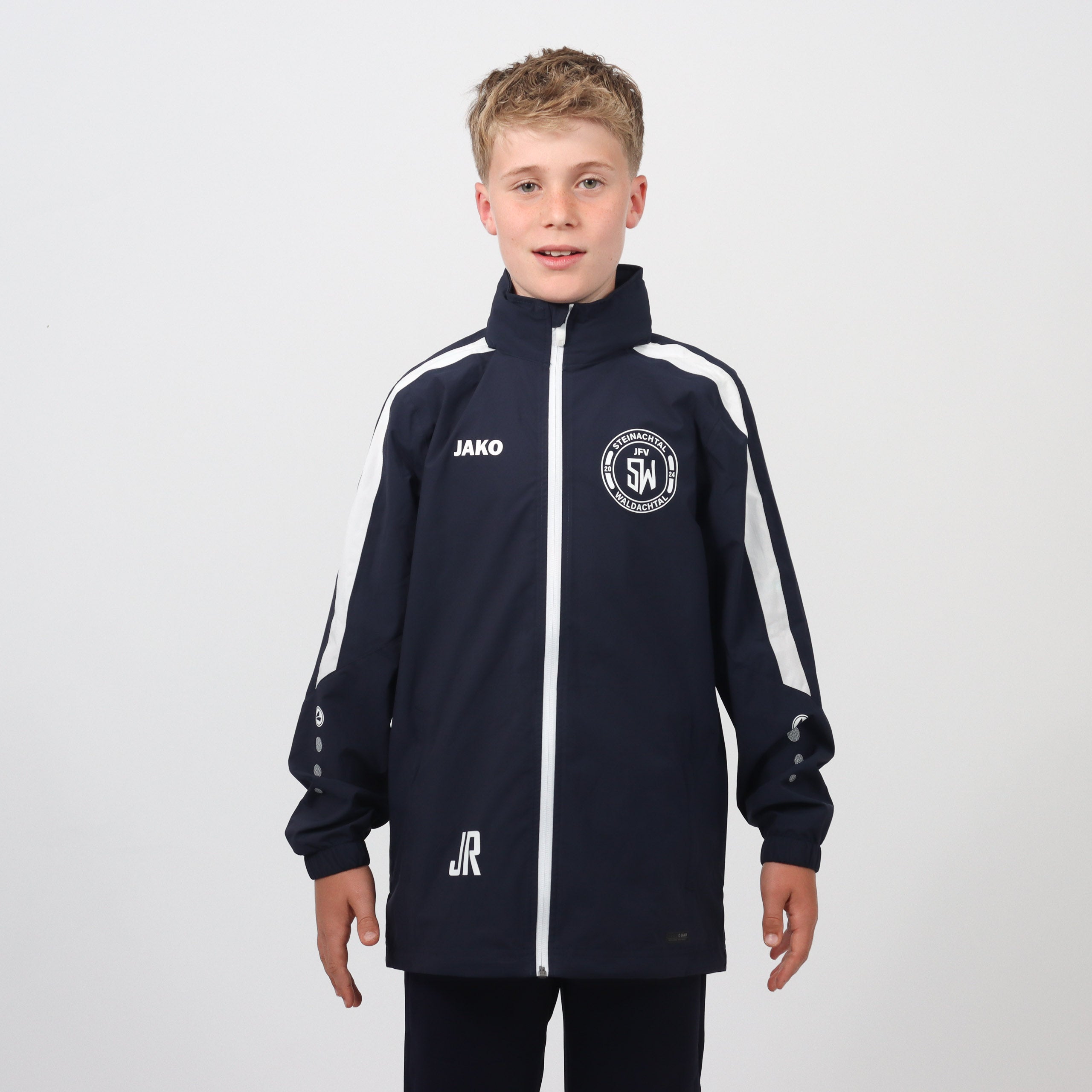 JAKO Allwetterjacke Power marine (inkl. Bedruckung) - JFV Steinachtal/Waldachtal