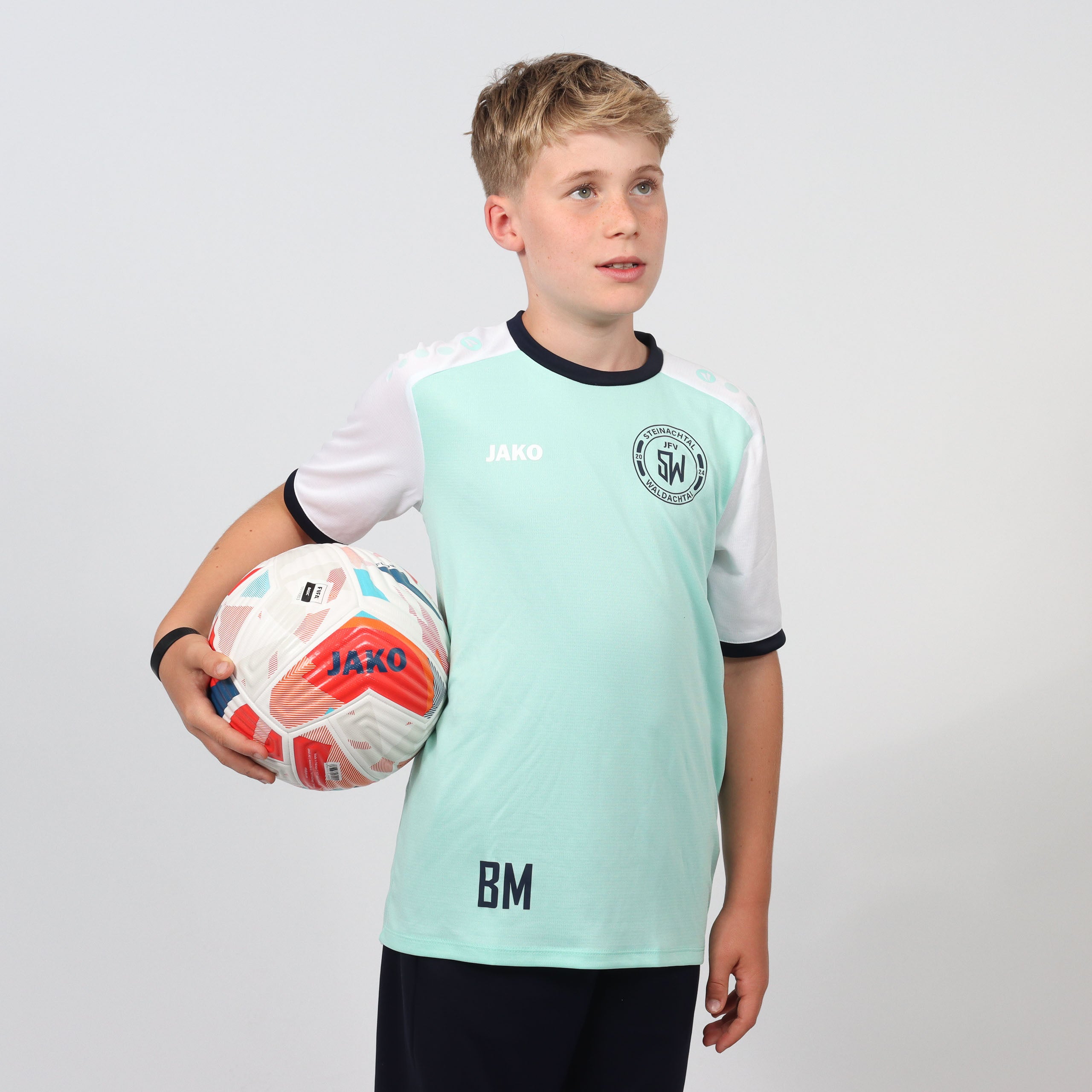 JAKO Trikot Dynamic minze/weiß/marine (inkl. Bedruckung) - JFV Steinachtal/Waldachtal