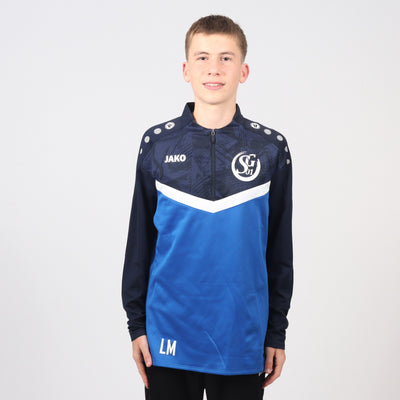 Jako Zip Top Iconic royal/marine (inkl. Bedruckung) - SG01