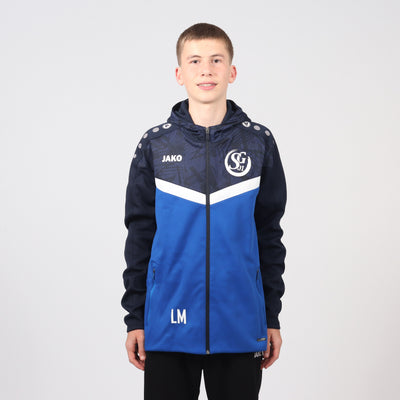Jako Kapuzenjacke Iconic royal/marine (inkl. Bedruckung) - SG01