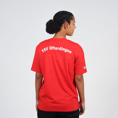 UHLSPORT Team T-Shirt (inkl. Bedruckung) - Rot - TSV Ofterdingen
