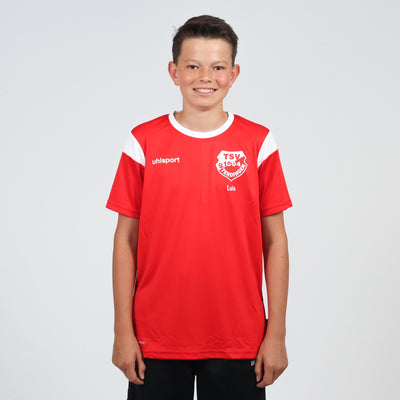 UHLSPORT AKTIVE T-Shirt SQUAD (inkl. Bedruckung) - Rot/Weiss - TSV Ofterdingen