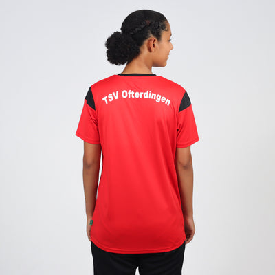 UHLSPORT JUGEND T-Shirt SQUAD (inkl. Bedruckung) - Rot/Schwarz - TSV Ofterdingen