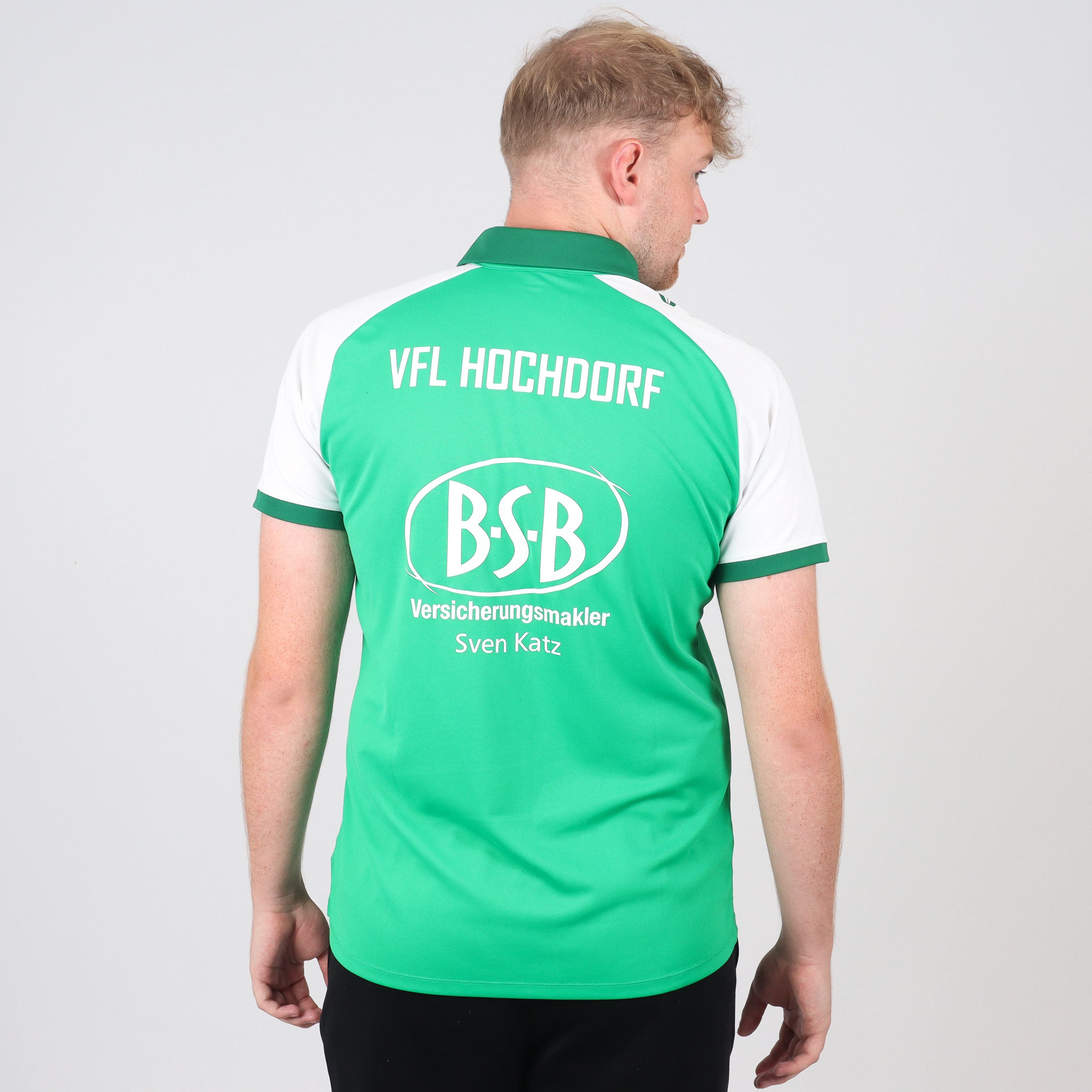JAKO Poloshirt Dynamic grün/weiß (inkl. Bedruckung) VfL Hochdorf BSB