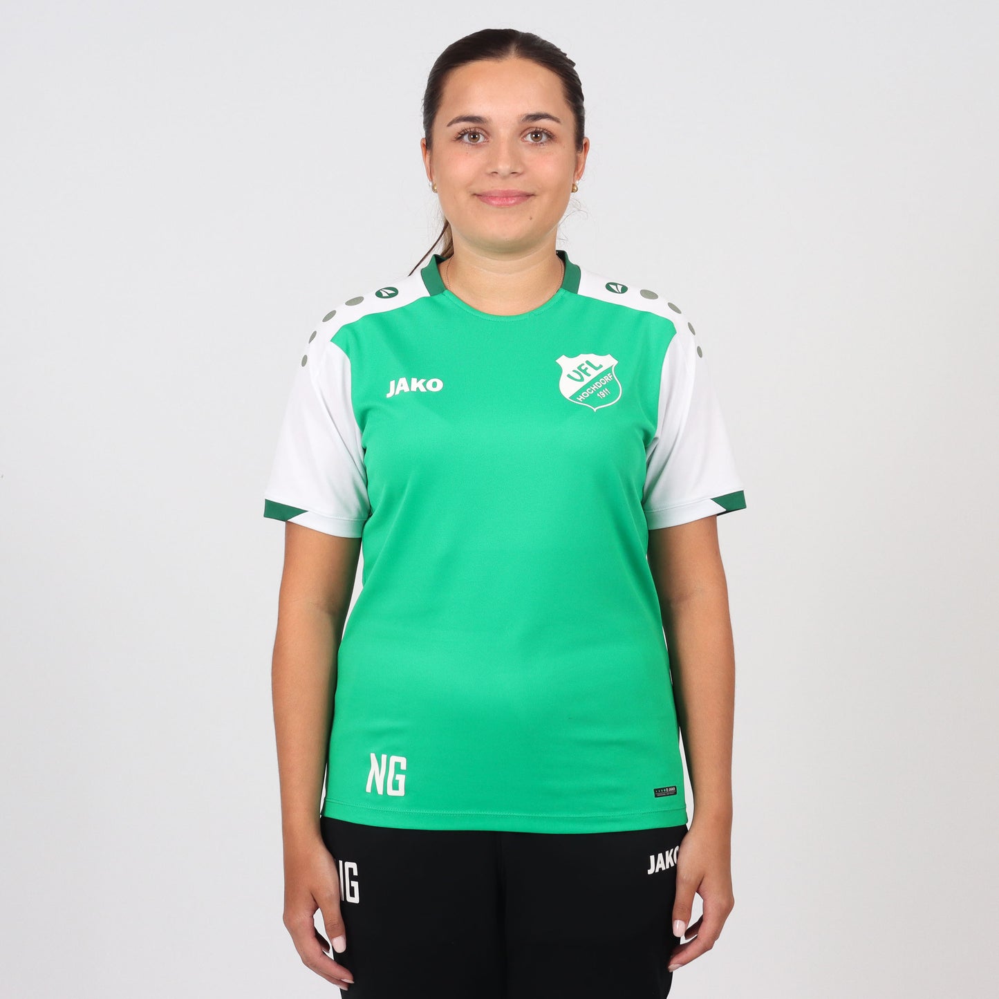 JAKO T-Shirt Dynamic grün/weiß (inkl. Bedruckung) VfL Hochdorf