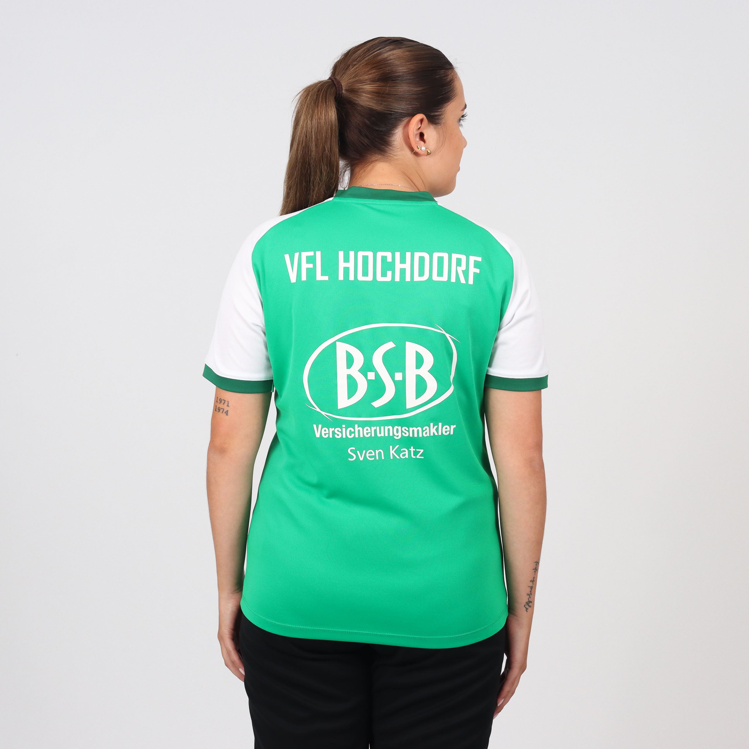JAKO T-Shirt Dynamic grün/weiß (inkl. Bedruckung) VfL Hochdorf BSB