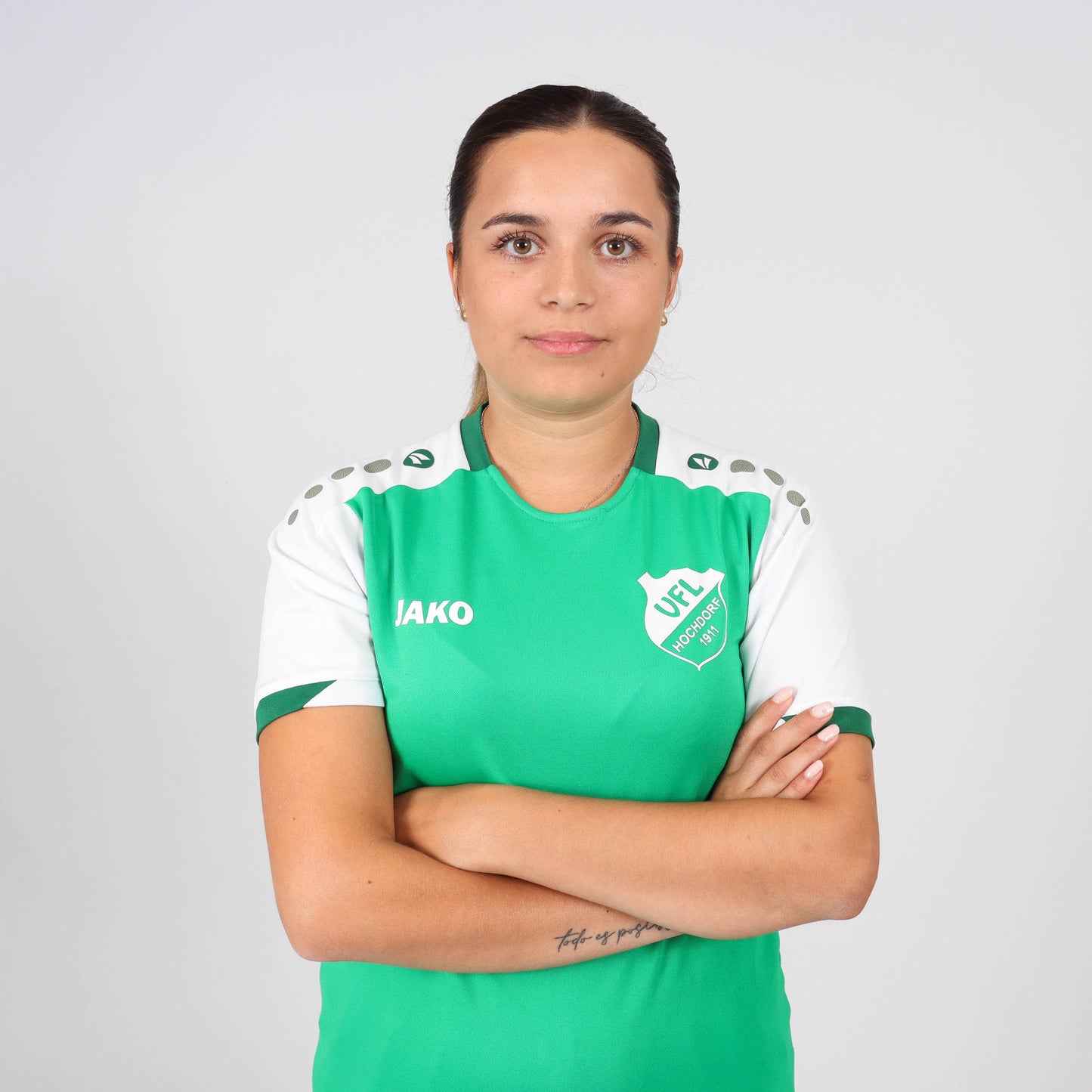 JAKO T-Shirt Dynamic grün/weiß (inkl. Bedruckung) VfL Hochdorf