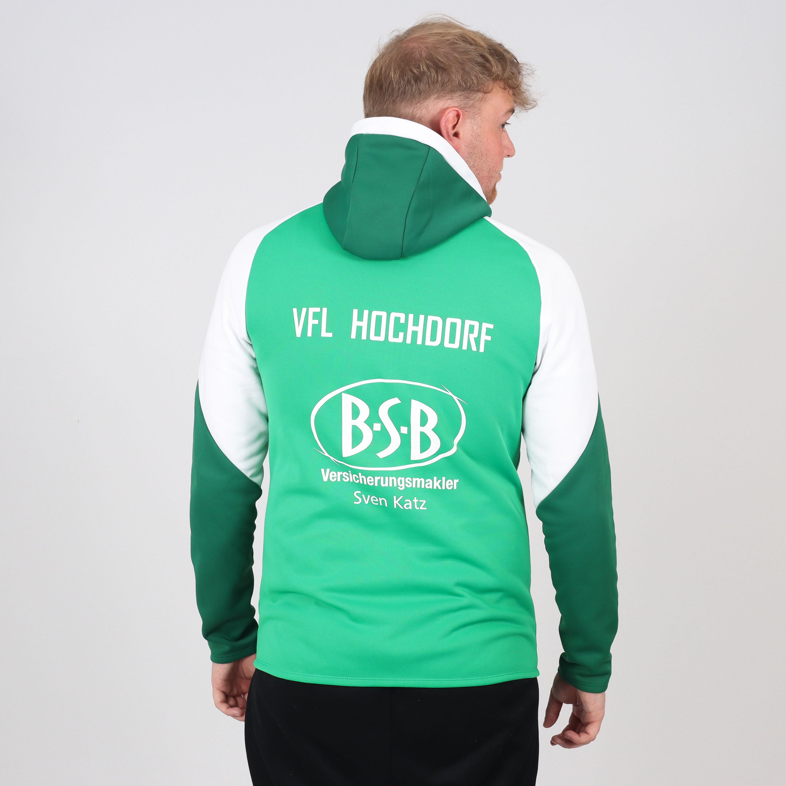 JAKO Kapuzenjacke Dynamic grün/weiß (inkl. Bedruckung) VfL Hochdorf BSB