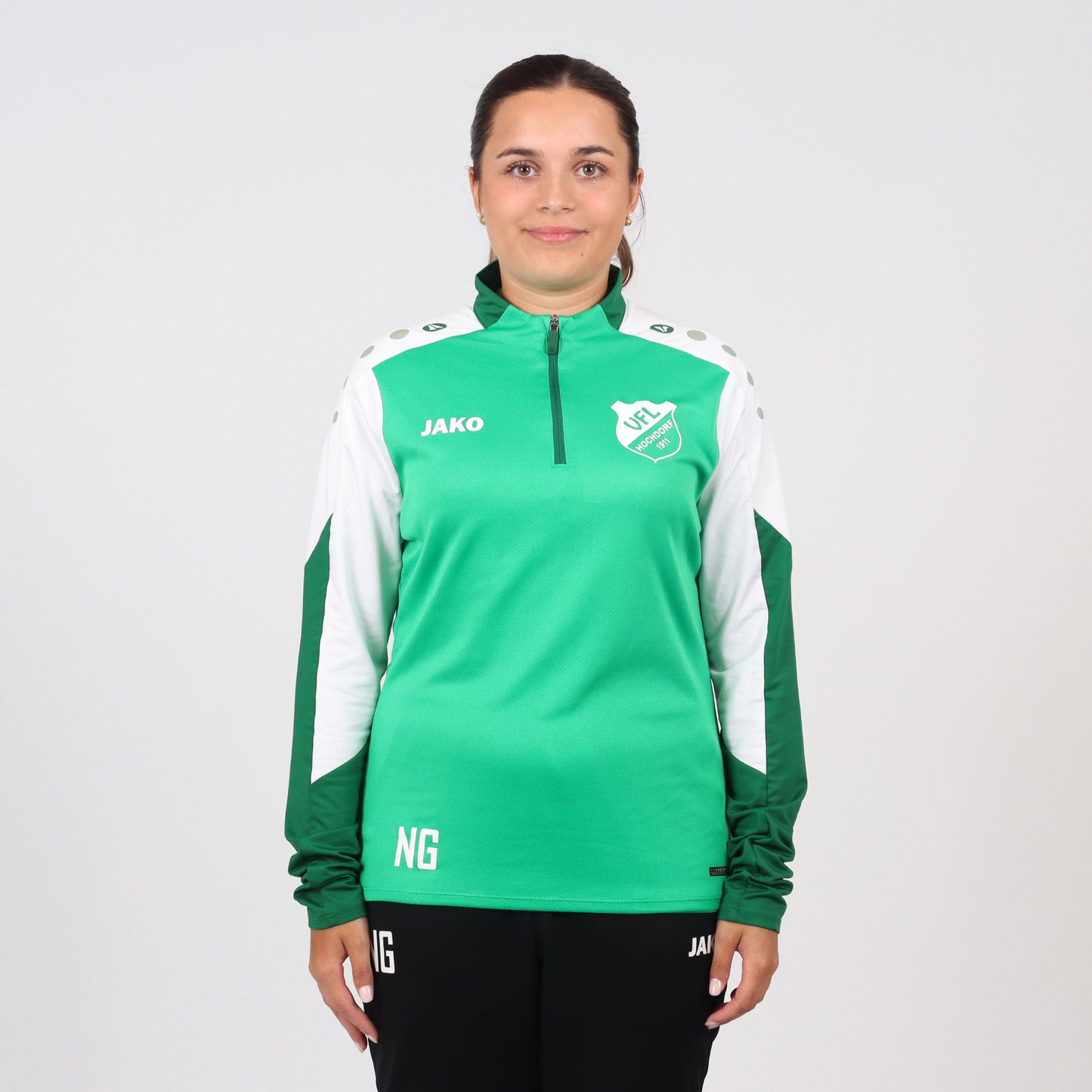 JAKO ZipTop Dynamic grün/weiß (inkl. Bedruckung) VfL Hochdorf
