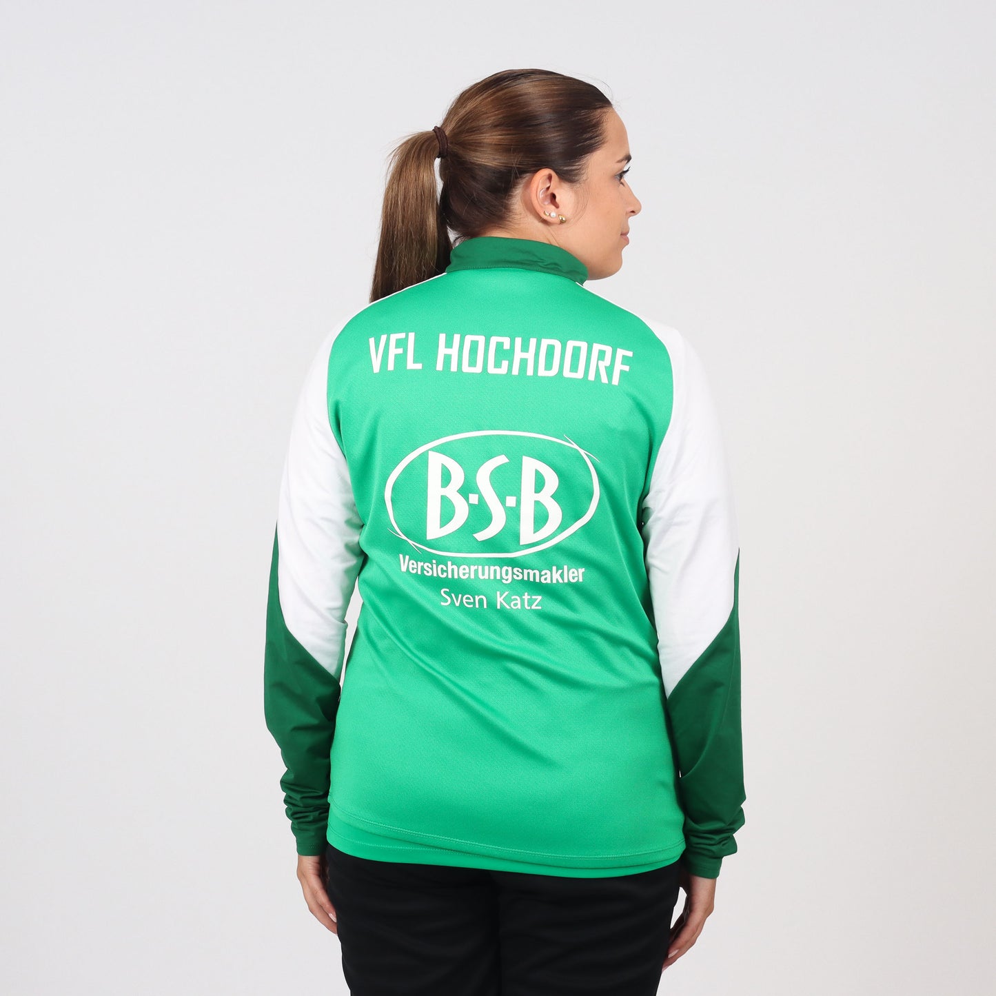 JAKO ZipTop Dynamic grün/weiß (inkl. Bedruckung) VfL Hochdorf
