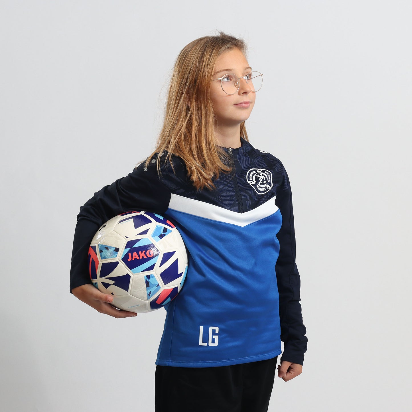 Jako Zip Top Iconic royal/marine (inkl. Bedruckung) - SG Gäufelden