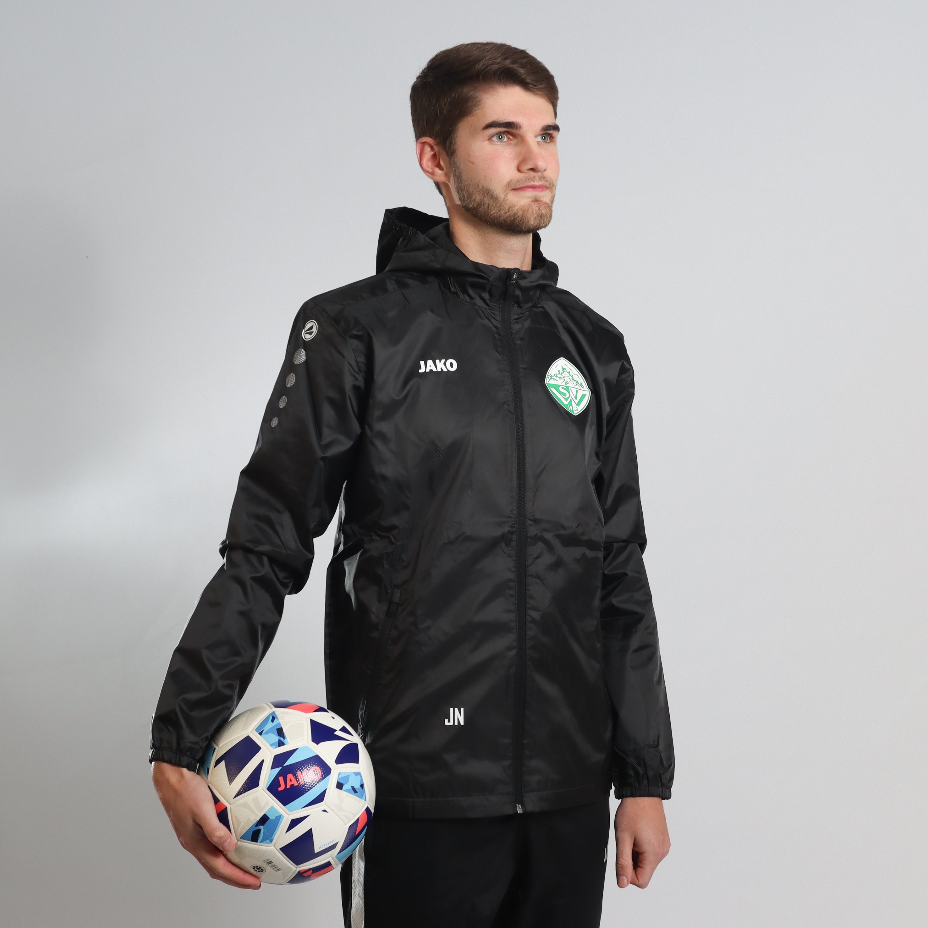 JAKO Regenjacke TEAM 2.0 Schwarz (inkl. Bedruckung) - SV Wurmlingen