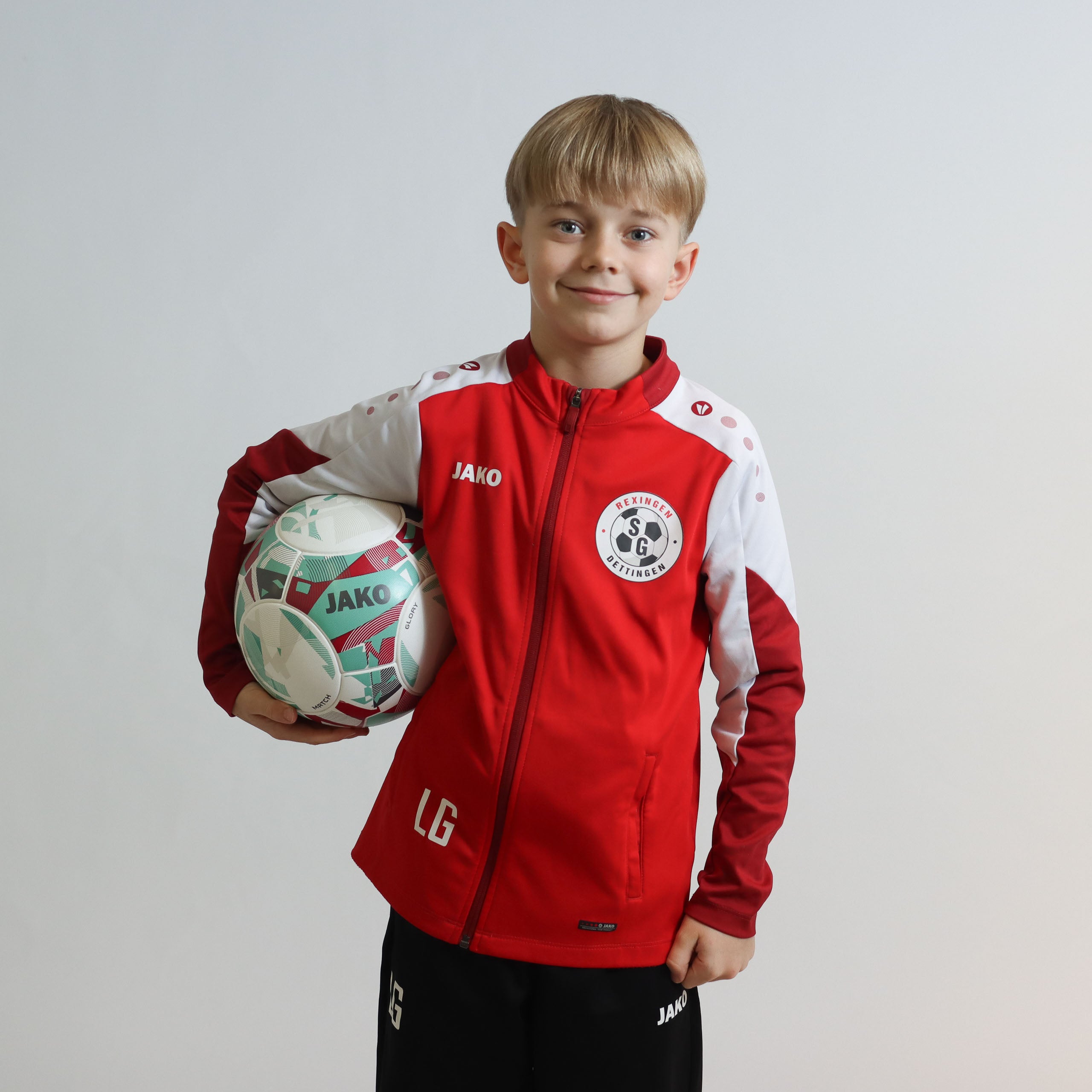 JAKO Polyesterjacke Dynamic rot/weiß (inkl. Bedruckung) - SGM Rexingen Jugend