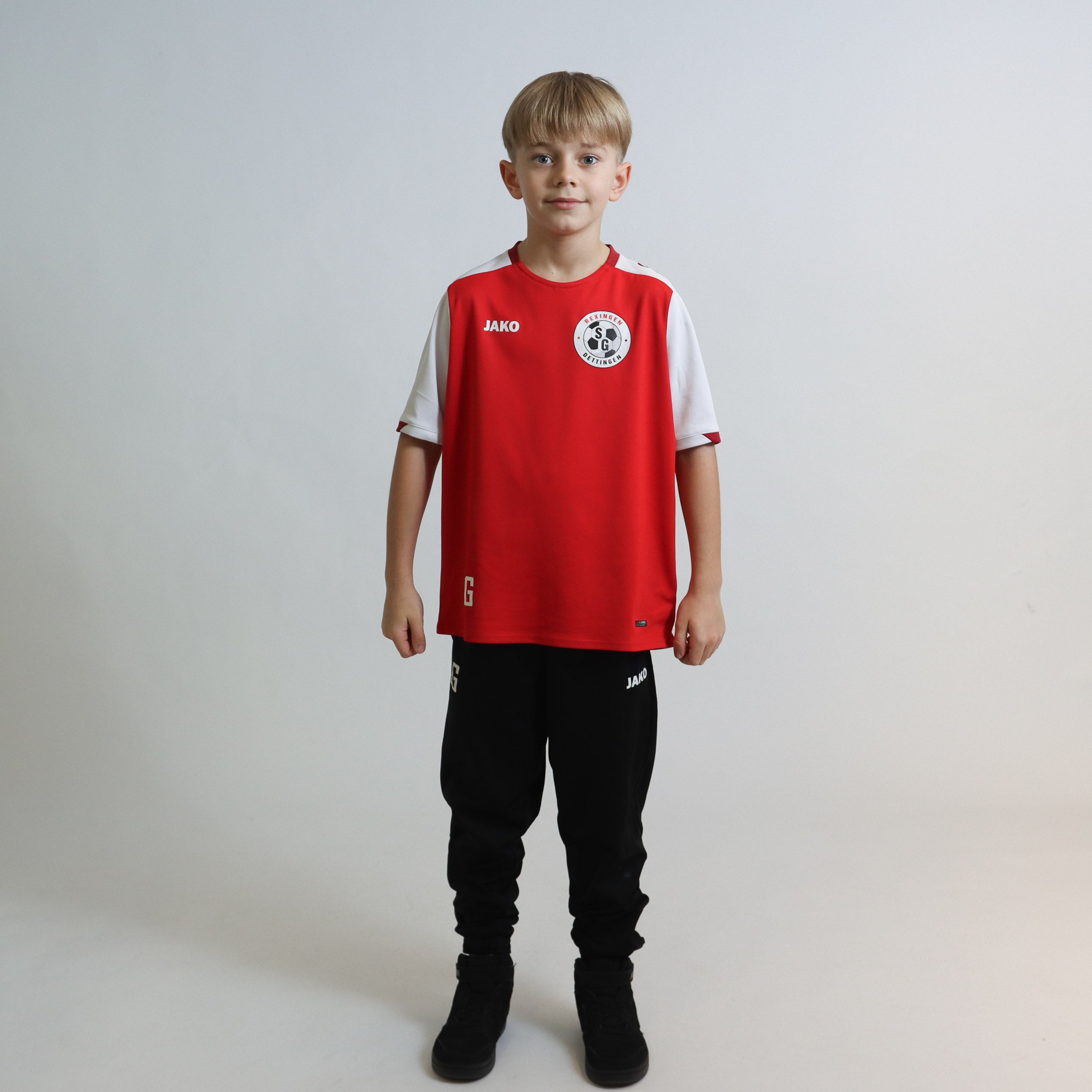 JAKO T-Shirt Dynamic rot/weiß (inkl. Bedruckung) - SGM Rexingen Jugend