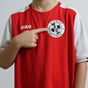 JAKO T-Shirt Dynamic rot/weiß (inkl. Bedruckung) - SGM Rexingen Jugend