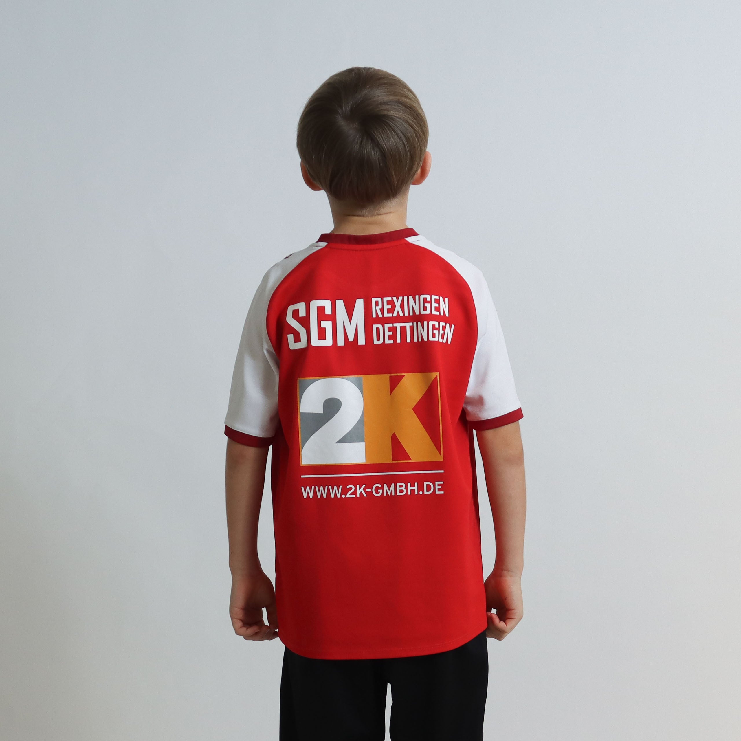 JAKO T-Shirt Dynamic rot/weiß (inkl. Bedruckung) - SGM Rexingen Jugend