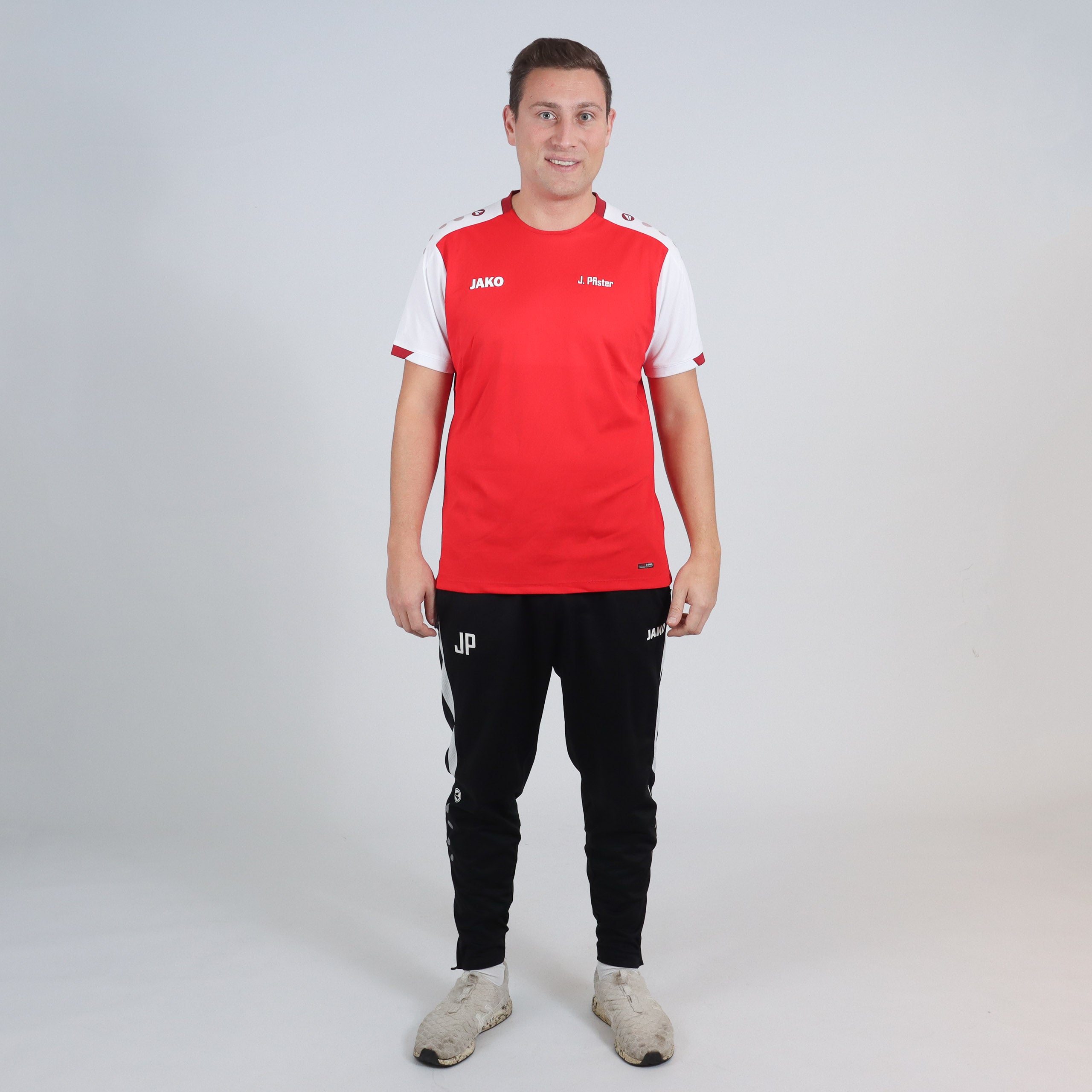 JAKO T-Shirt Dynamic rot/weiß (inkl. Bedruckung) - SGM Rexingen Aktive