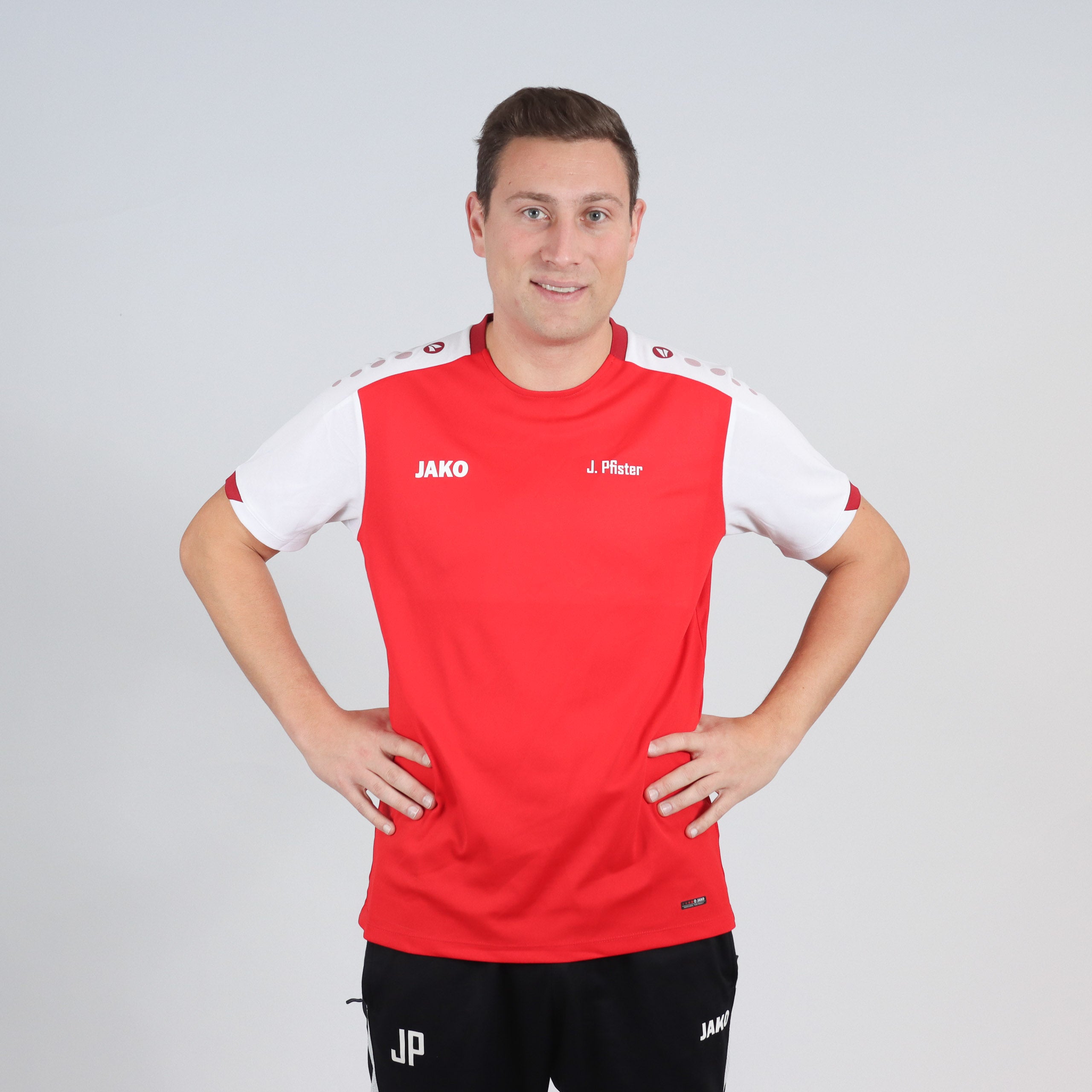 JAKO T-Shirt Dynamic rot/weiß (inkl. Bedruckung) - SGM Rexingen Aktive