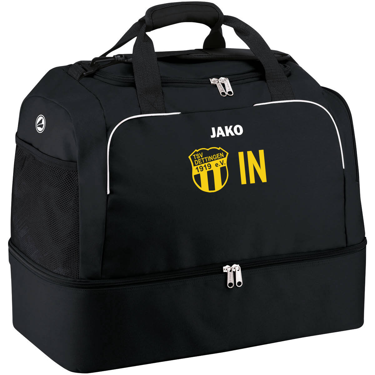 JAKO Trikottasche JAKO schwarz (inkl. Bedruckung) - TSV Dettingen