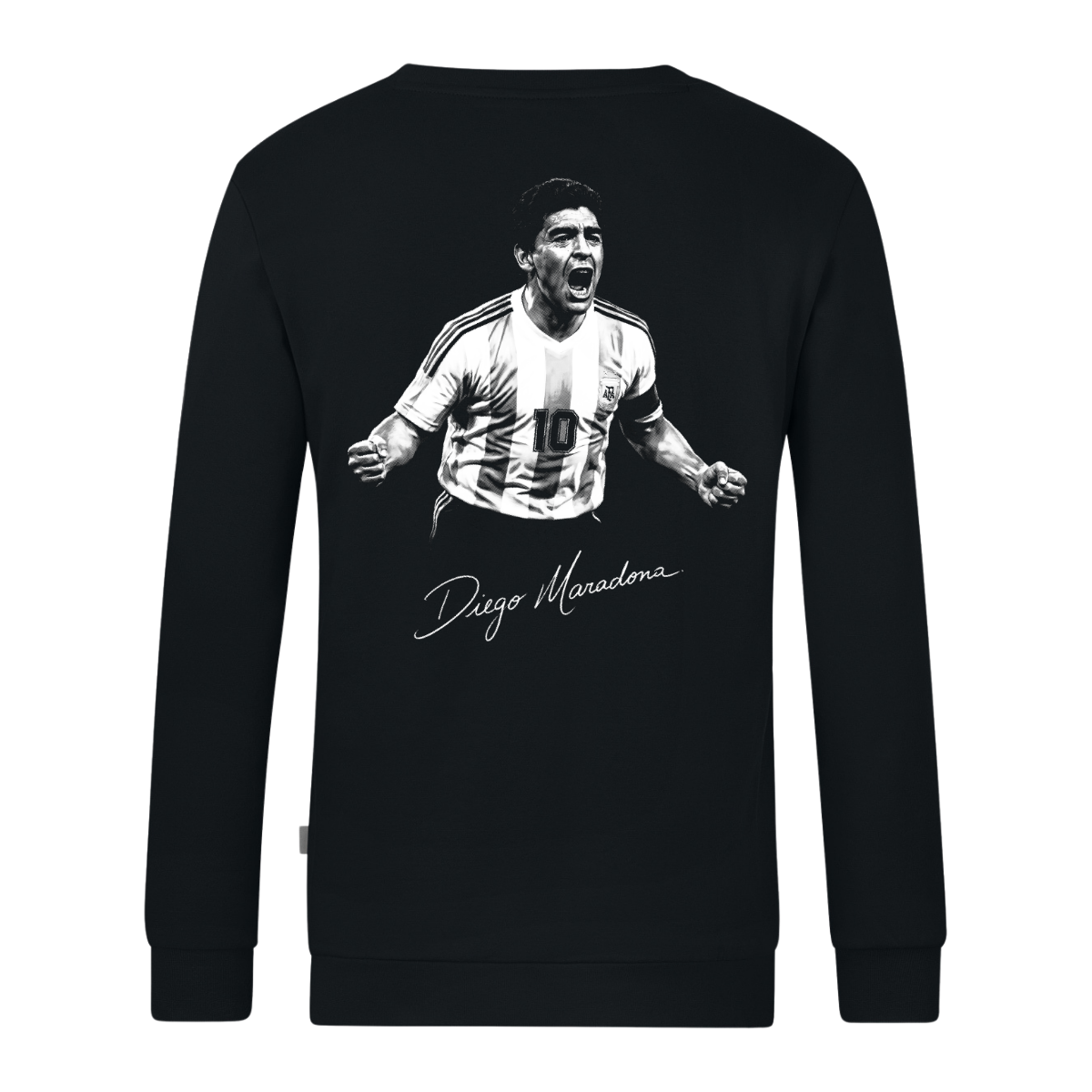 MICKI Maradona Icon Sweater (inkl. Bedruckung) Schwarz