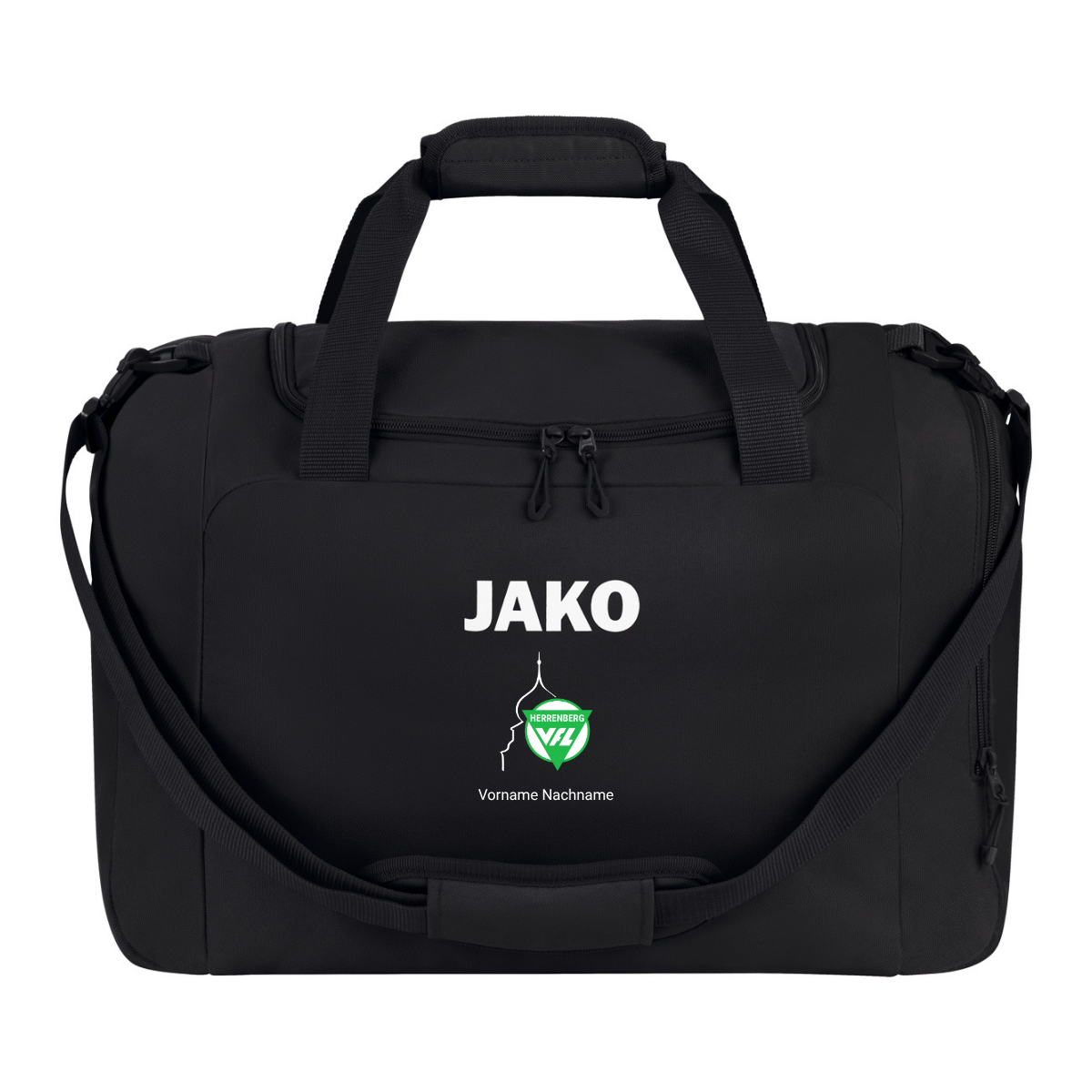 JAKO Sporttasche One Schwarz (inkl. Bedruckung) - VfL Herrenberg