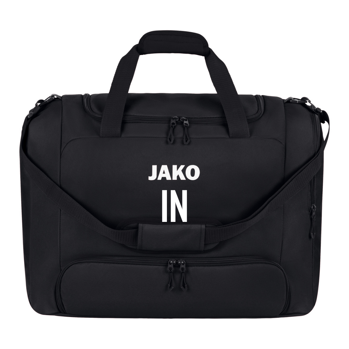 JAKO Sporttasche One Schwarz (inkl. Bedruckung) - Nur Initialen