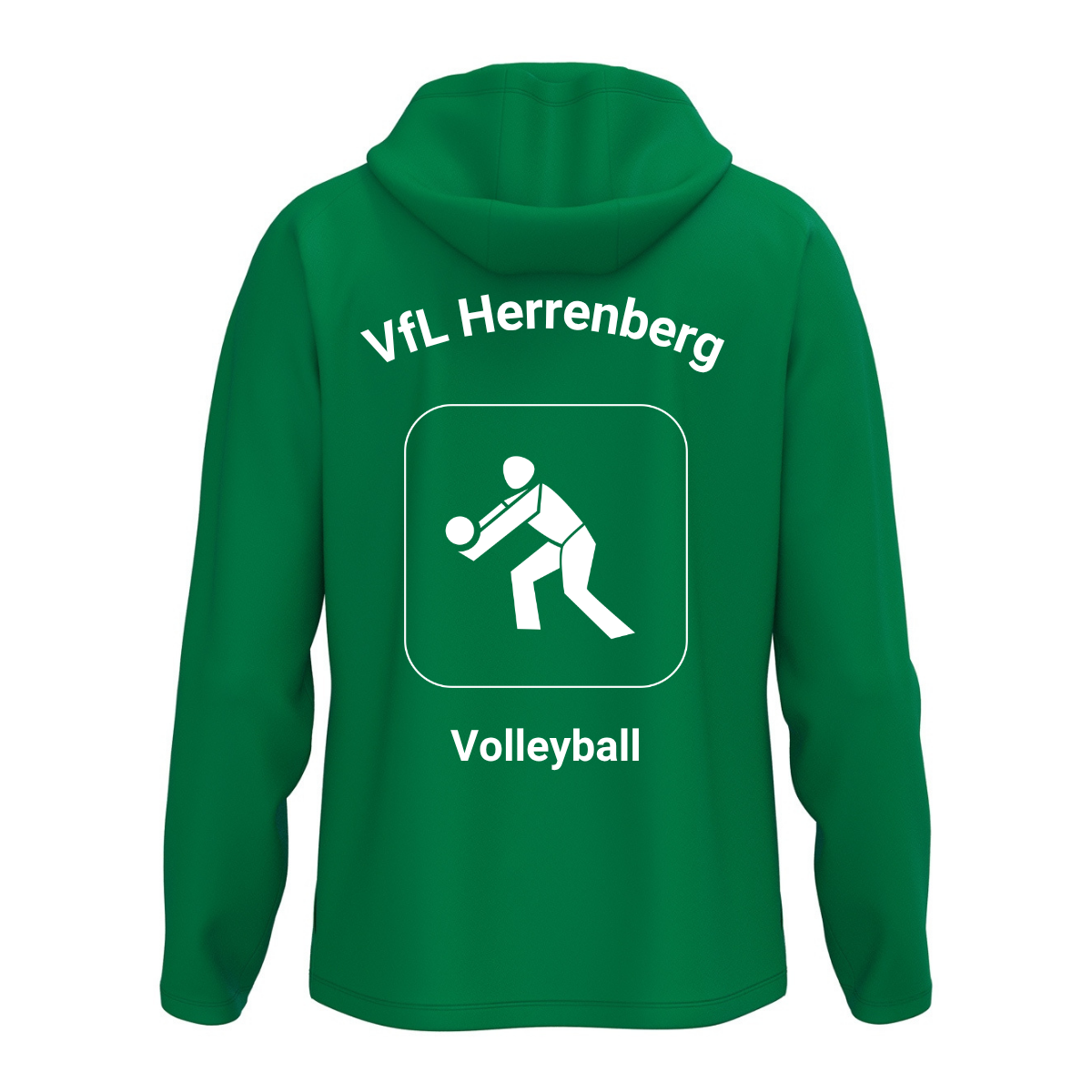 JAKO Kapuzenjacke One Grün (inkl. Bedruckung) - VfL Herrenberg Volleyball