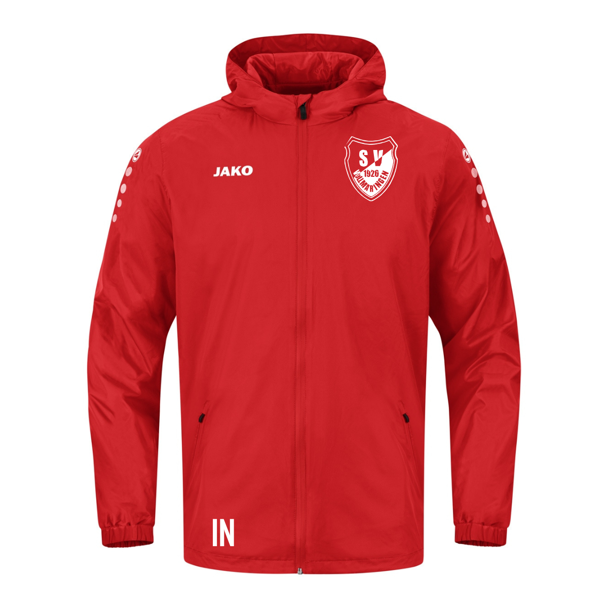 JAKO Regenjacke Team 2.0 rot (inkl. Bedruckung) - SV Vollmaringen