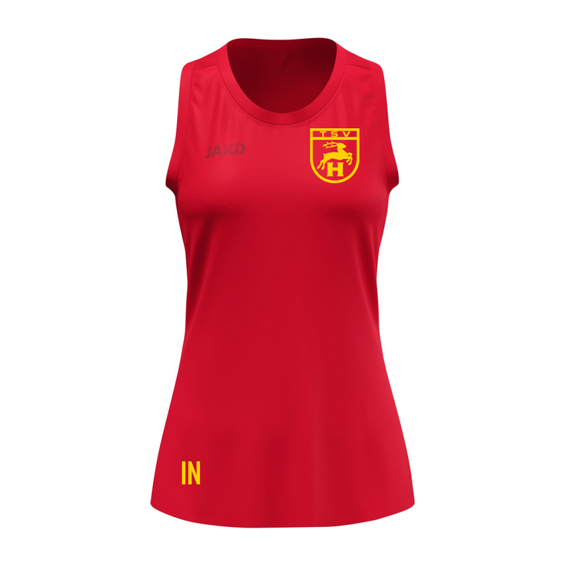 JAKO Tanktop Light Flow Rot Damen/Herren (inkl. Bedruckung) - Spitzbergläufer