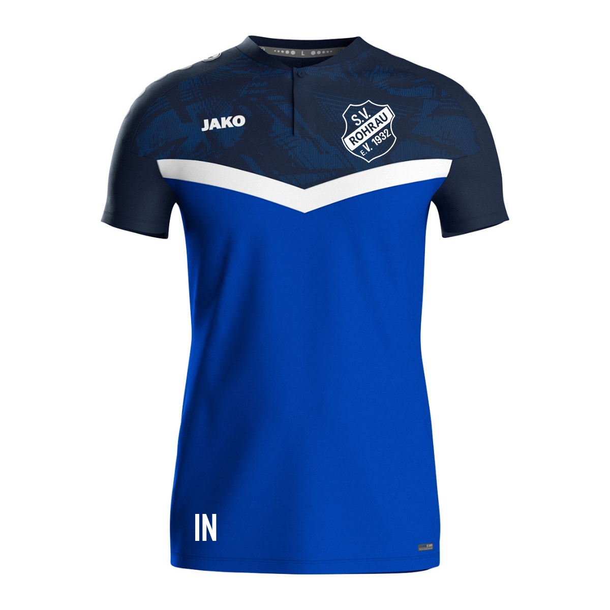 JAKO Polo Iconic marine/royal (inkl. Bedruckung) - SV Rohrau