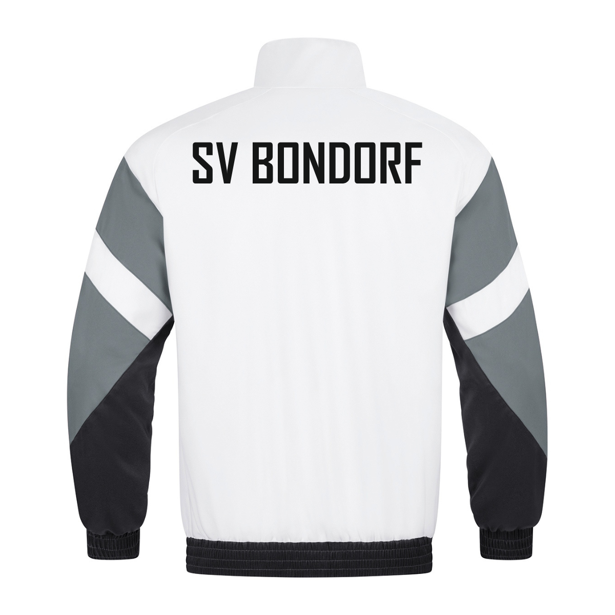 JAKO Freizeitjacke Retro schwarz/weiß/grau (inkl. Bedruckung) - SV Bondorf